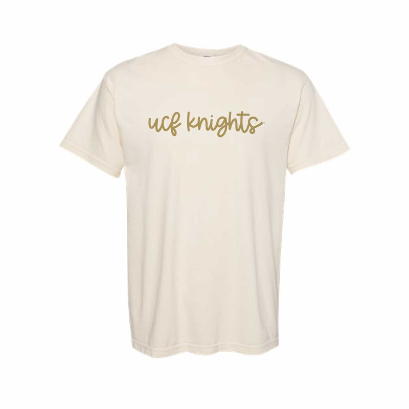 The UCF Knights Cursive | Ivory Tee