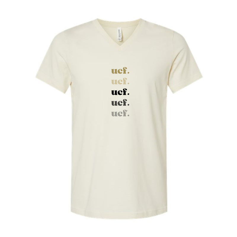 The UCF Repeat | Natural V-Neck Tee