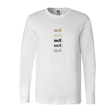 The UCF Repeat | White Long Sleeve