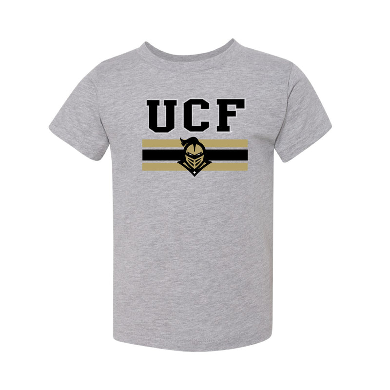 The UCF Stripes | Athletic Heather Kids Tee