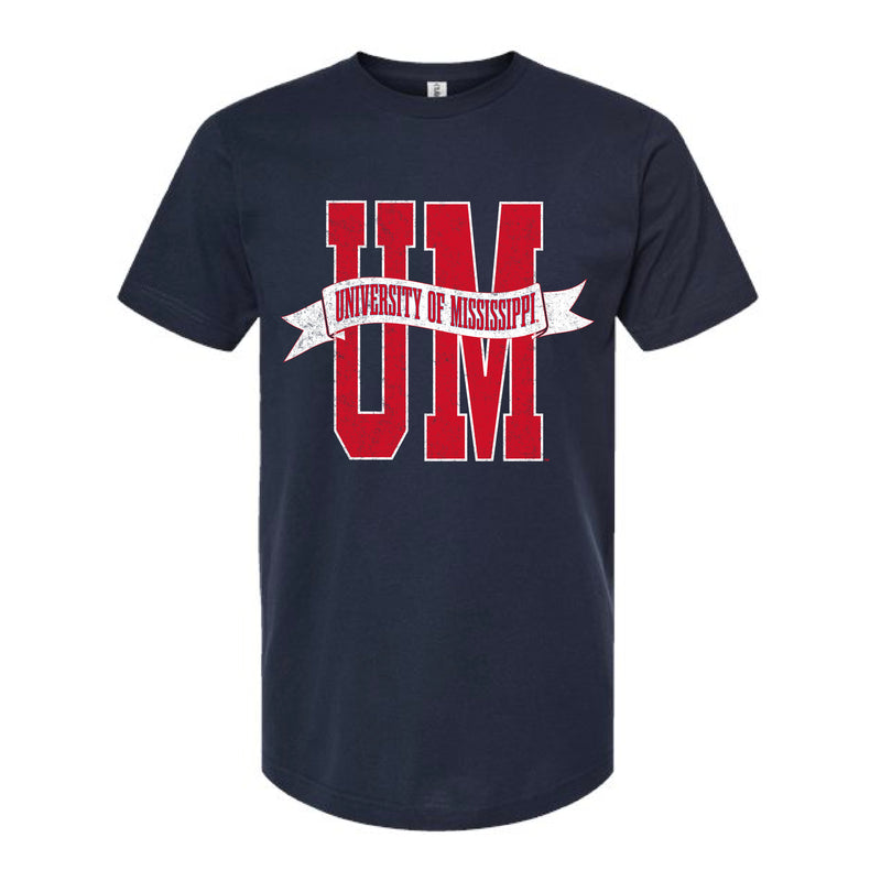 The UM Banner | Navy Tee