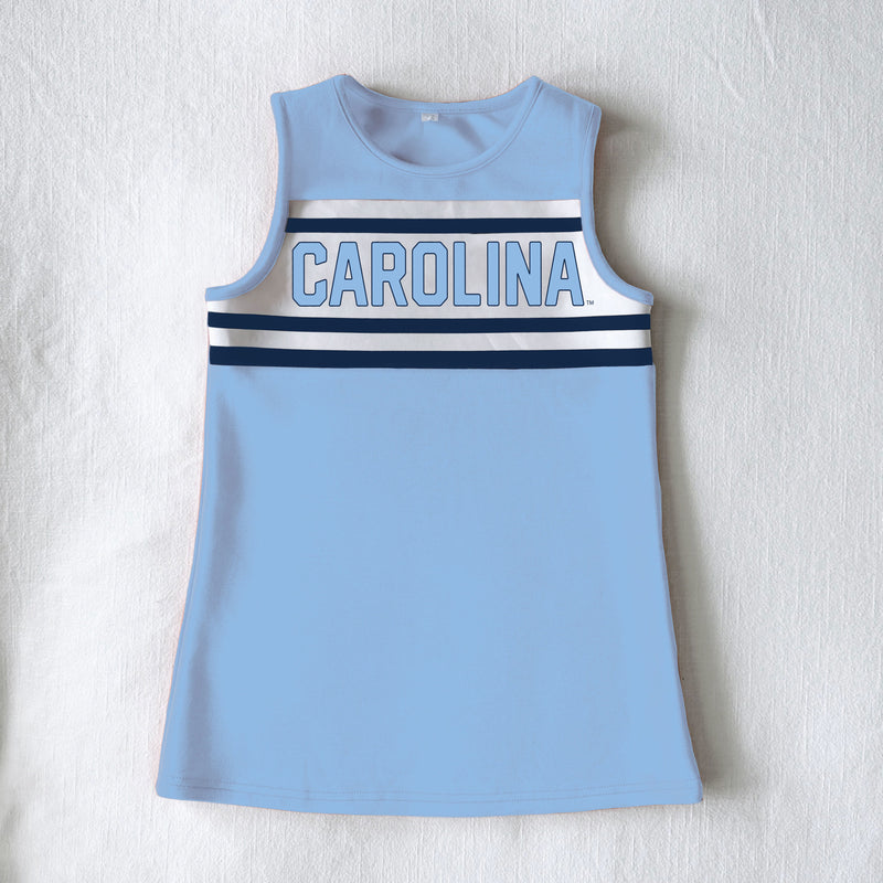 The UNC | Carolina Blue Striped Cheer Dress