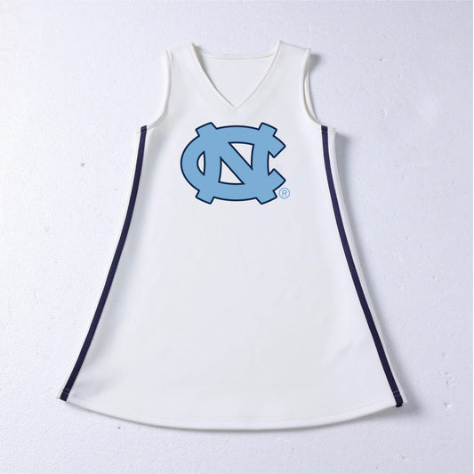 The University of North Carolina | White V-Neck Cheer Dress
