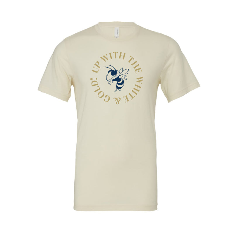 The Up With The White & Gold | Natural Tee