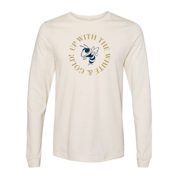 The Up With The White & Gold | Natural Long Sleeve
