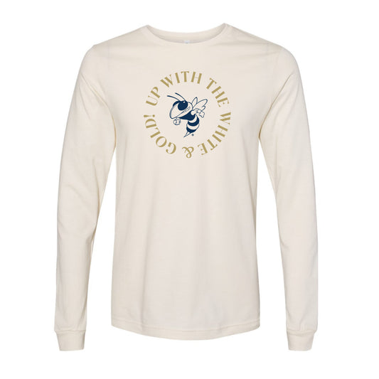 The Up With The White & Gold | Natural Long Sleeve
