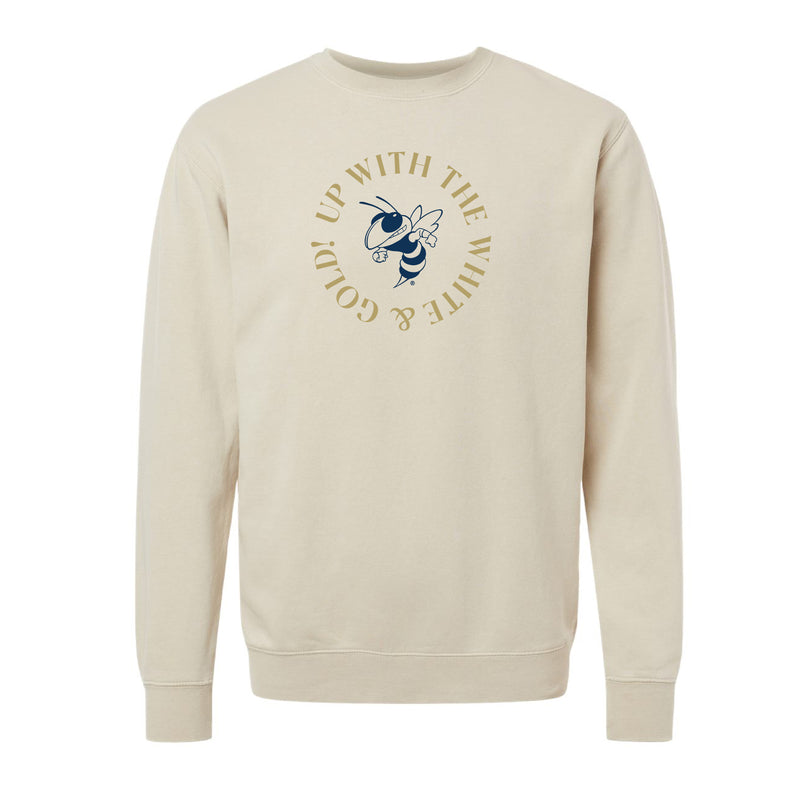 The Up With The White & Gold | Pigment Ivory Sweatshirt