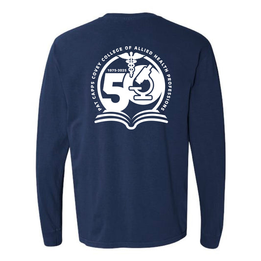 The USA 50TH | Adult True Navy Long Sleeve Tee
