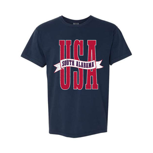 The USA Banner | Adult True Navy Tee