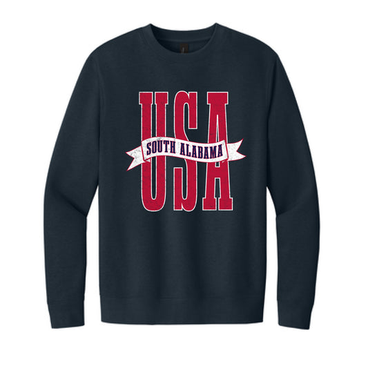 The USA Banner | Adult New Navy Sweatshirt