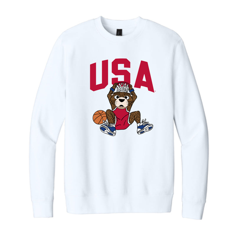 The USA Basketball | Adult White Sweatshirt