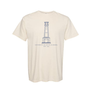 The USA Clock Tower  | Adult Ivory Tee