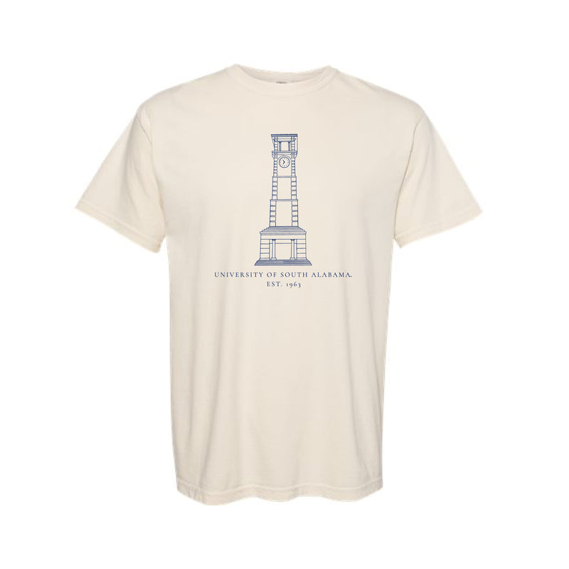 The USA Clock Tower  | Adult Ivory Tee