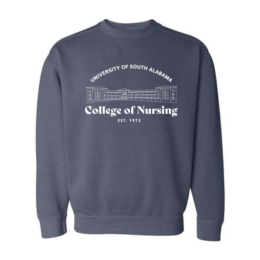 The USA College of Nursing Building | Denim Crewneck