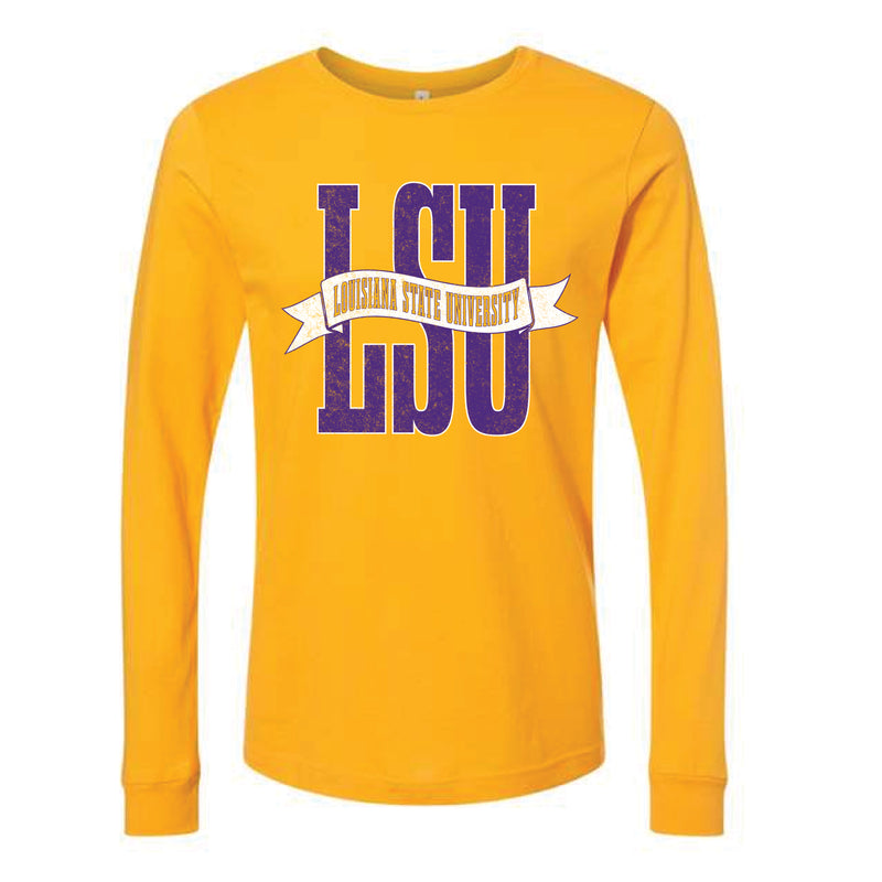 The LSU Banner | Gold Long Sleeve