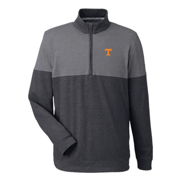 The UT Logo | Embroidered Puma Black/Quiet Shade 1/4 Zip