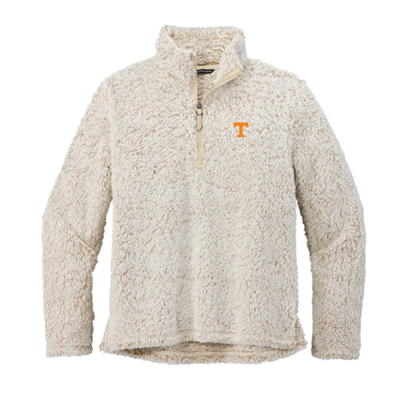 The UT Logo | Oatmeal Heather Sherpa 1/4-Zip Sweatshirt