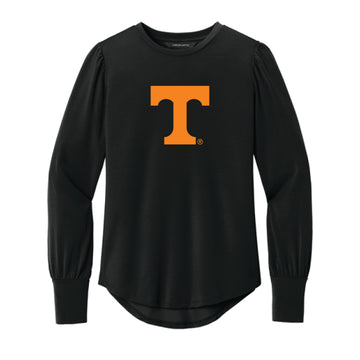 The UT Logo | Black Long Sleeve Blouson