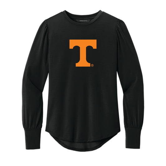 The UT Logo | Black Long Sleeve Blouson