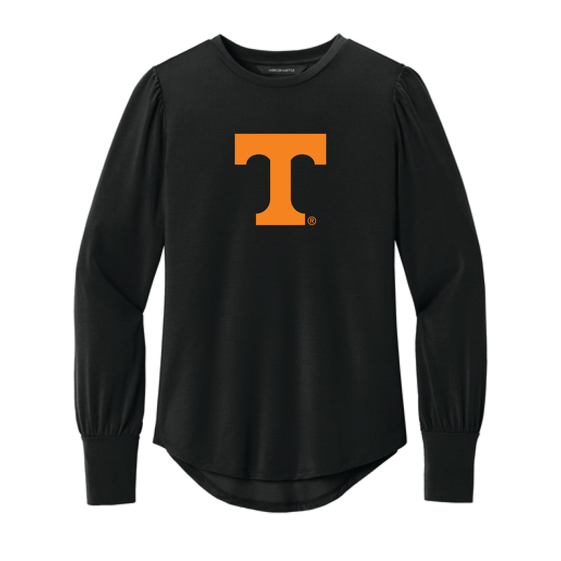 The UT Logo | Black Long Sleeve Blouson