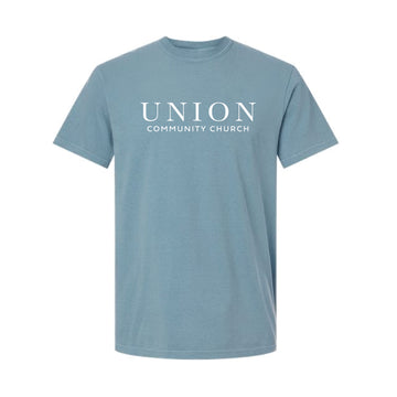 The Union Serif | Adult Ice Blue Tee