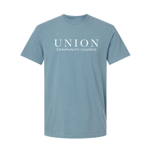 The Union Serif | Adult Ice Blue Tee