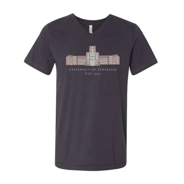 The University of Tennessee EST 1794 | Dark Grey V-Neck Tee