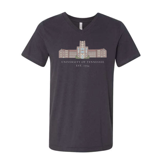The University of Tennessee EST 1794 | Dark Grey V-Neck Tee