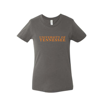 The University of Tennessee Serif | Youth Asphalt Tee