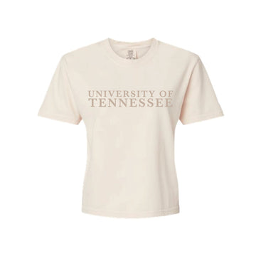 The University of Tennessee Serif | Adult Ivory Tee