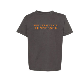 The University of Tennessee Serif | Toddler Charcoal Tee