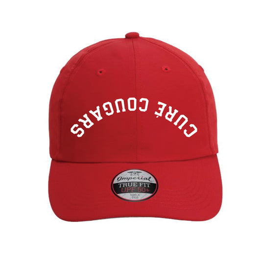 The Upside Down Cure' Cougars | Embroidered Cardinal Imperial Cap
