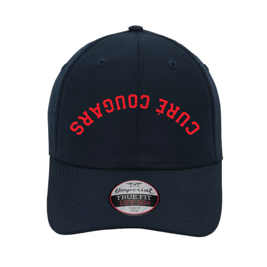 The Upside Down Cure' Cougars | Embroidered True Navy Imperial Cap