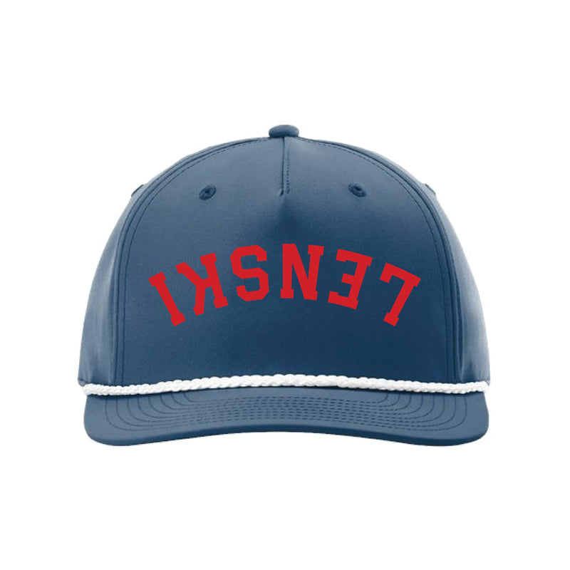 The Upside Down Lenski | Embroidered Light Blue/White Richardson Rope Cap