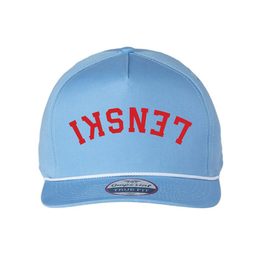 The Upside Down Lenski | Embroidered Powder Blue/White Imperial Cap
