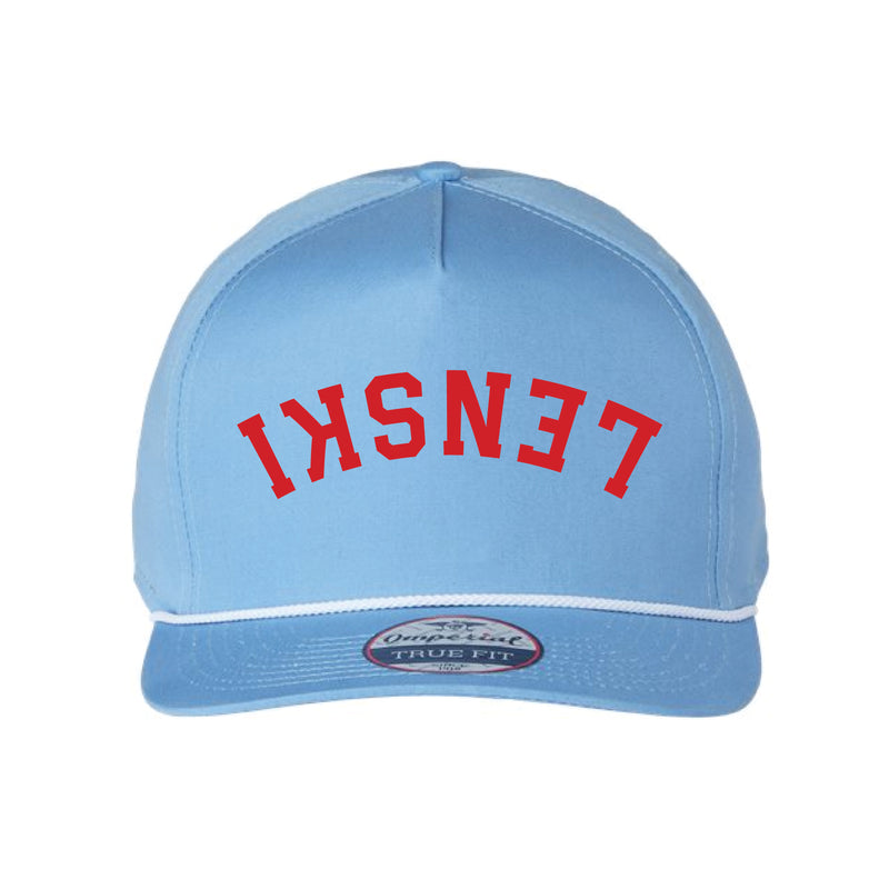 The Upside Down Lenski | Embroidered Powder Blue/White Imperial Cap