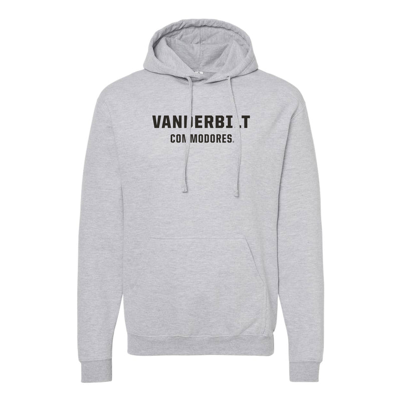 The Vanderbilt Commodores Logo | Heather Grey Hoodie