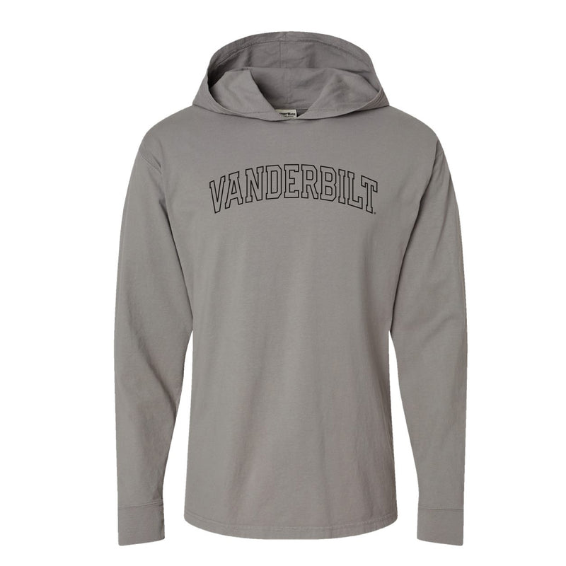 The Vanderbilt Arch Outline | Concrete Grey Hoodie