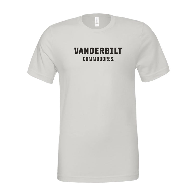 The Vanderbilt Commodores Logo | Silver Tee