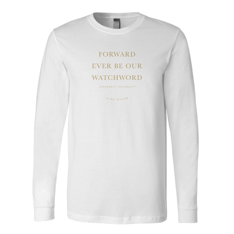 The Vandy Alma Mater | White Long Sleeve