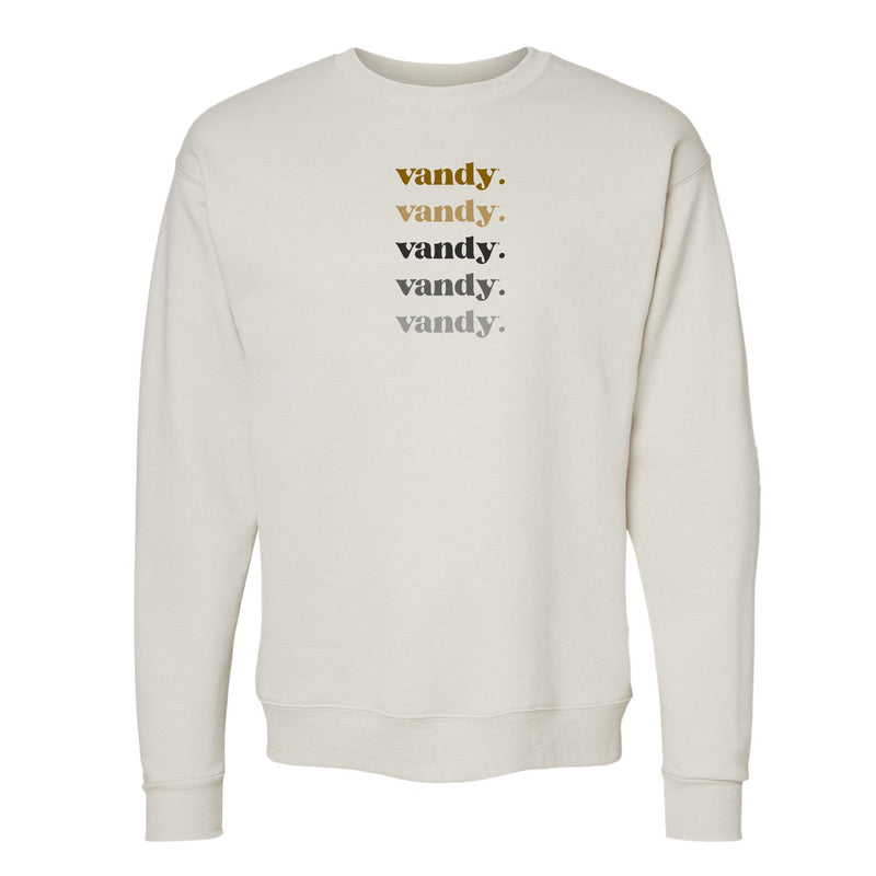 The Vandy Repeat |  Sand Sweatshirt