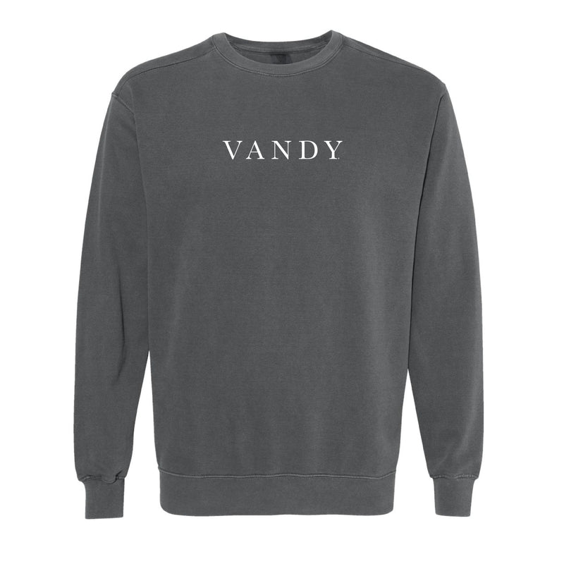 The Vandy Serif | Pepper Sweatshirt