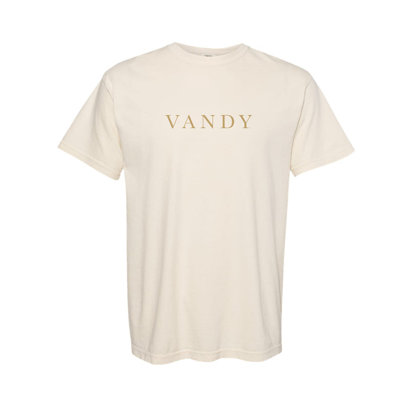 The Vandy Serif | Ivory Tee