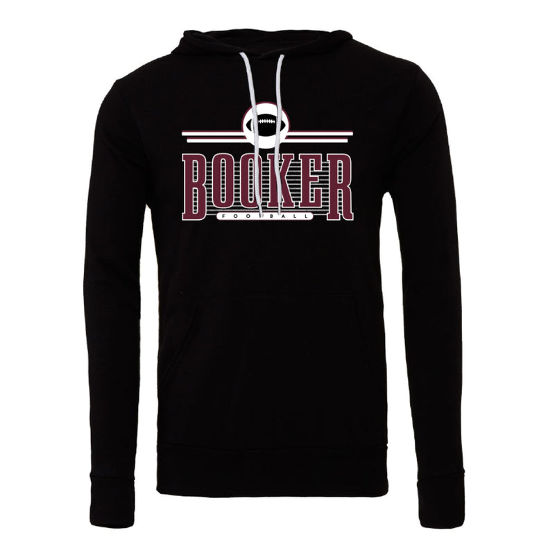 The Vintage Booker Football | Black Hoodie