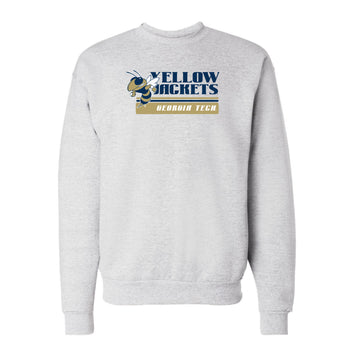 The Vintage Georgia Tech Stripes | Ash Sweatshirt