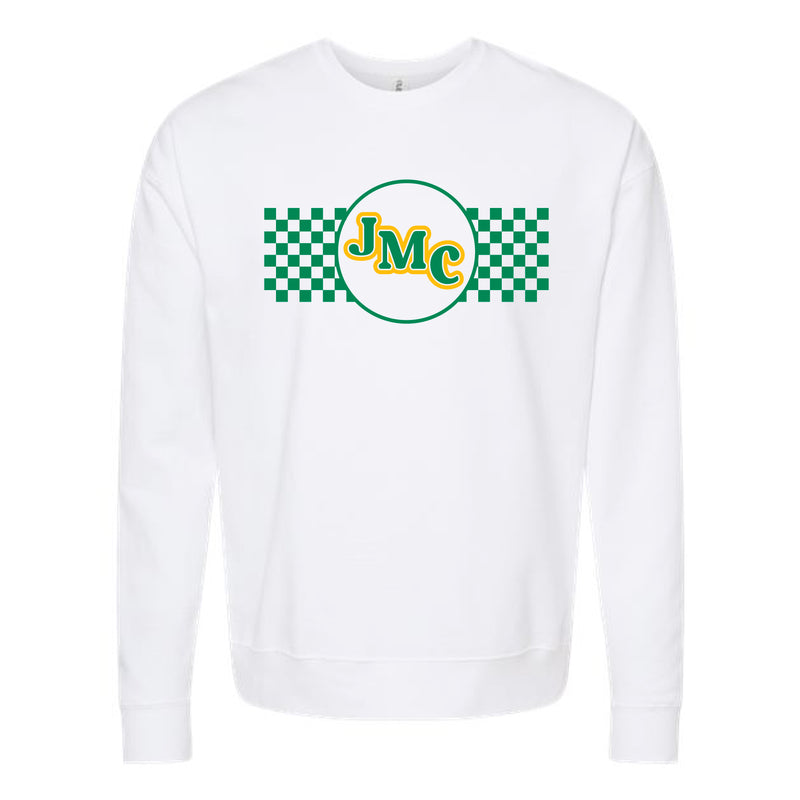 The Vintage John M. Clayton | White Oversized Crewneck Sweatshirt