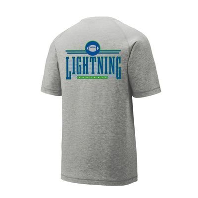 The Vintage Lightning | Light Heather Grey Tee