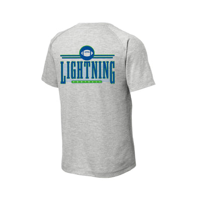 The Vintage Lightning | Light Heather Grey Youth Tee