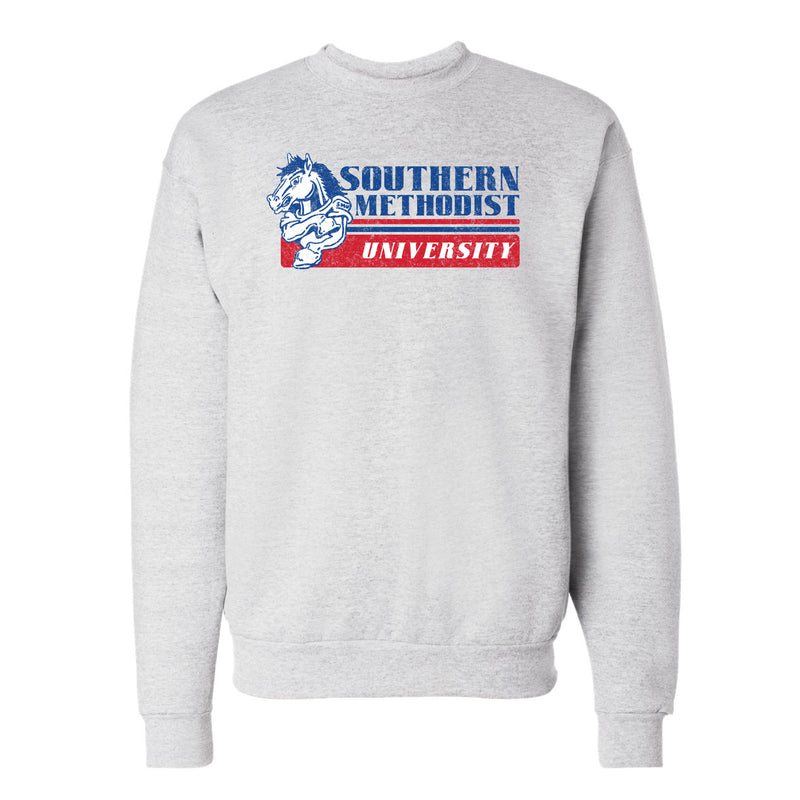 The Vintage Southern Methodist Mustangs | Ash Sweatshirt