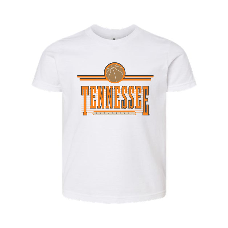 The Vintage Tennessee Basketball | Youth White Tee